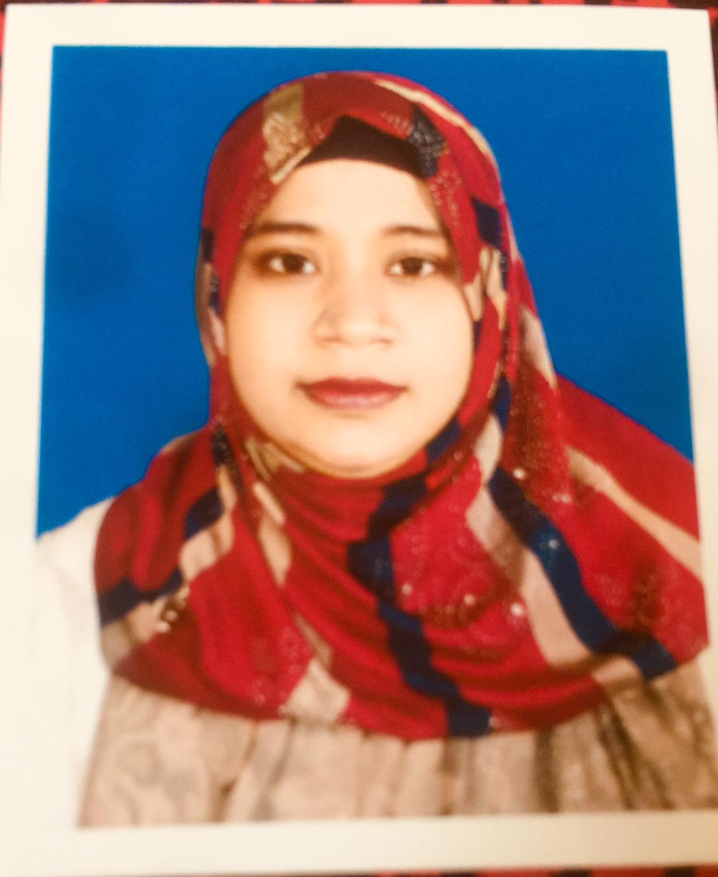 নামঃ কাজি শামিমা আক্তার <br>
পদবীঃ সহকারী শিক্ষক ( গ্রন্থাগার,তত্ত্ব বিঙ্গান) <br>
মোবাঃ ০১৭১৮০১১০০১